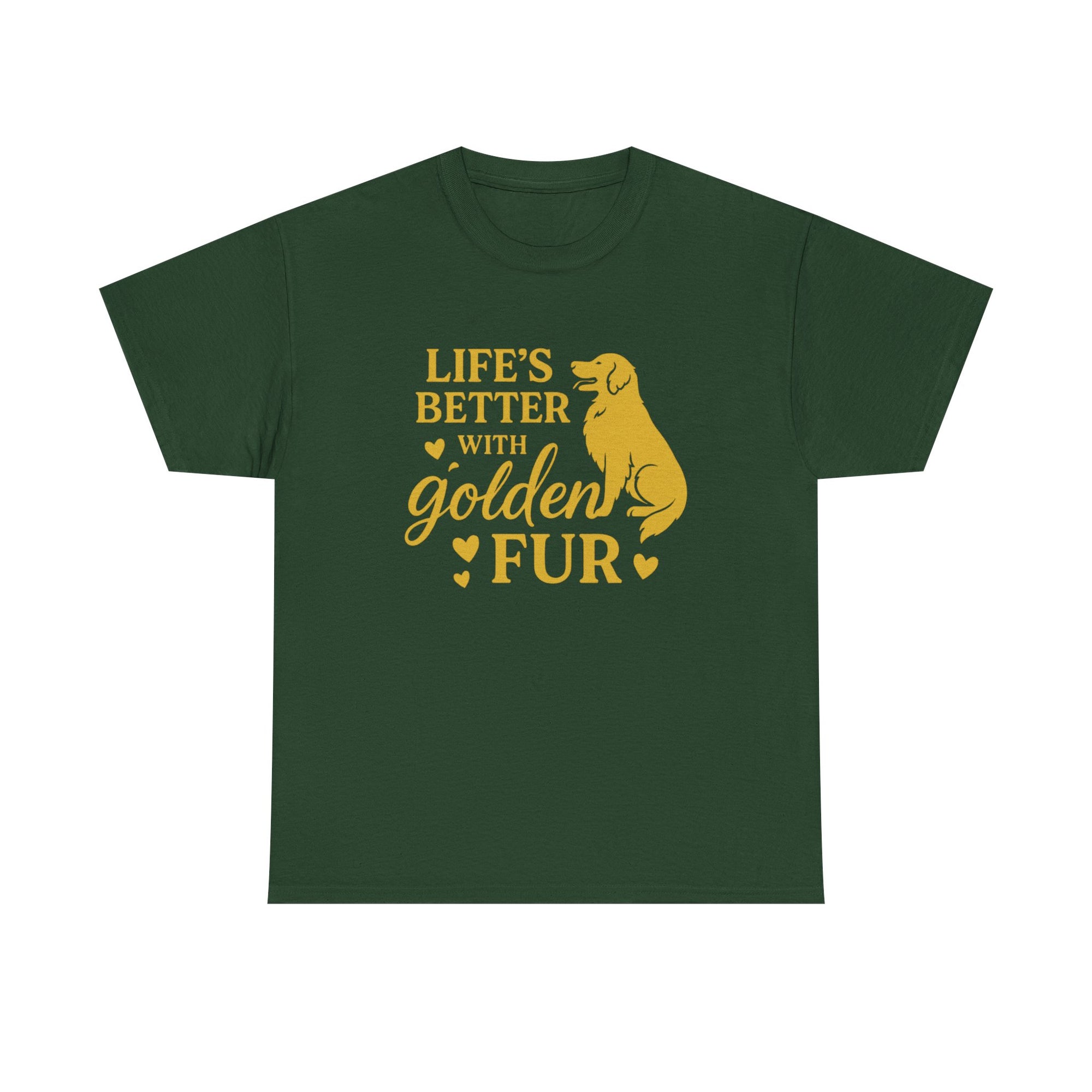 Golden Love – Golden Retriever Silhouette T-Shirt
