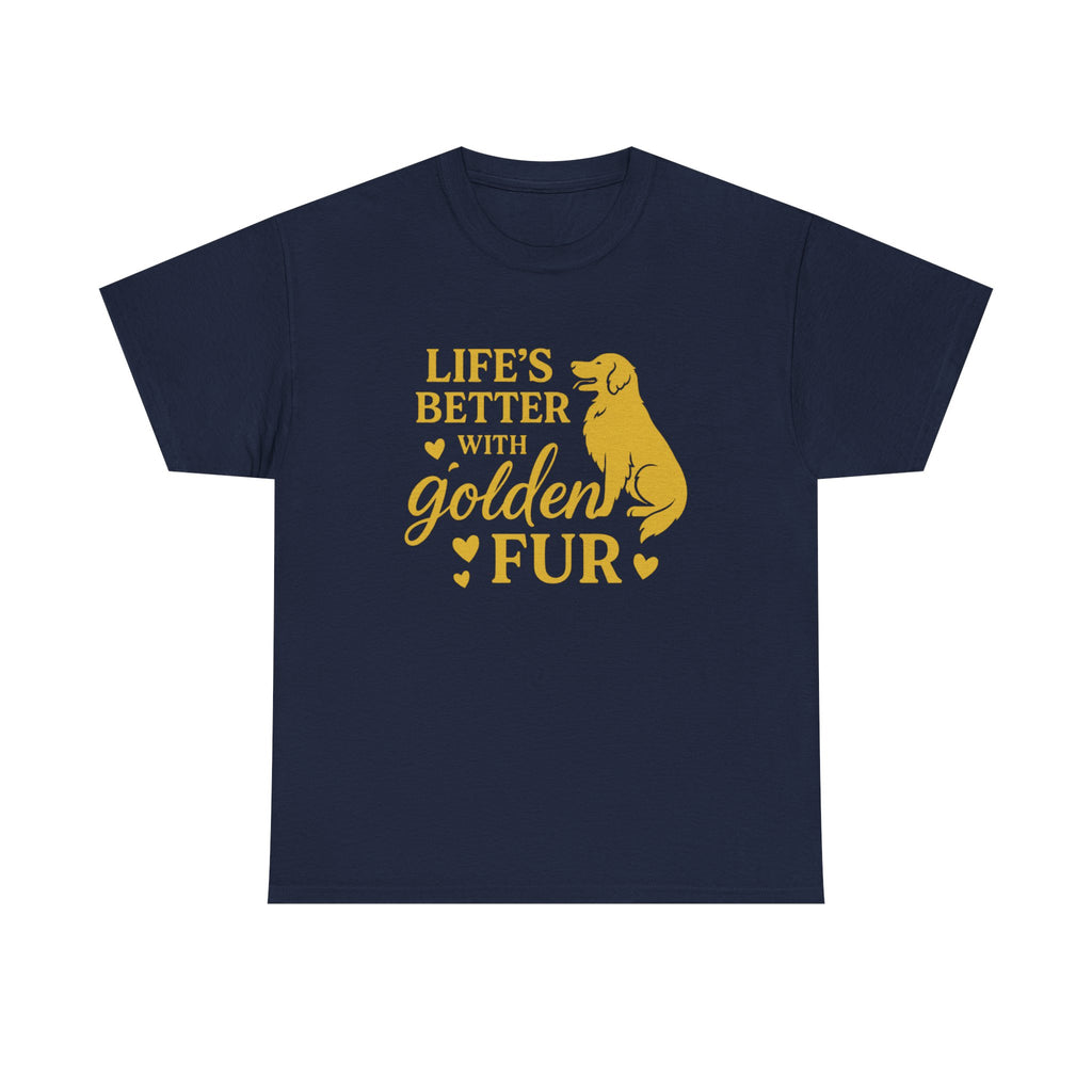 Golden Love – Golden Retriever Silhouette T-Shirt