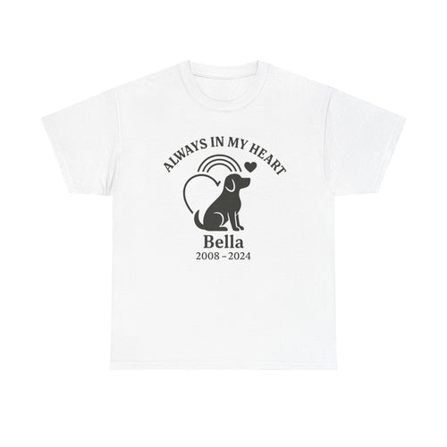 Always in My Heart – Custom Pet Memorial Shirt