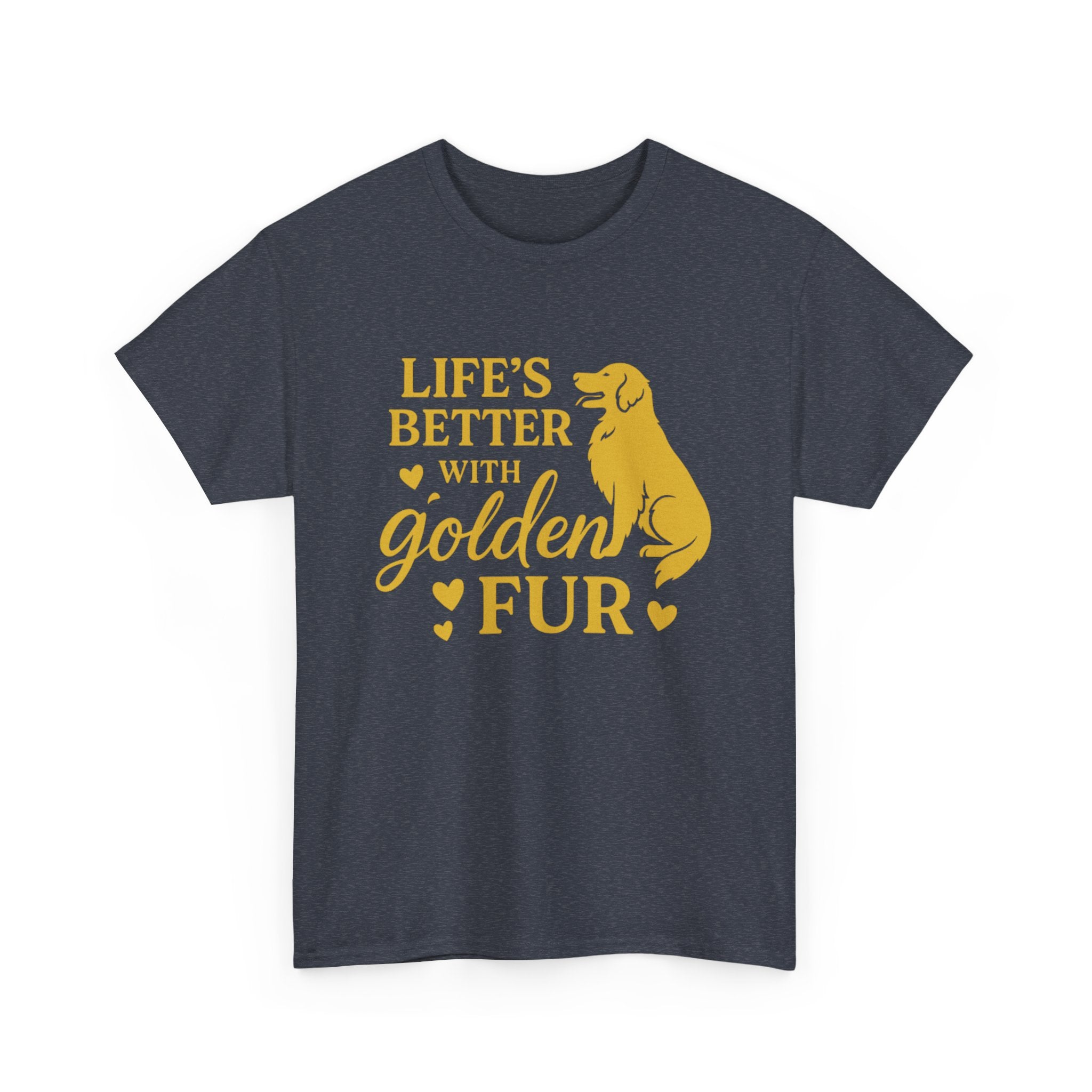 Golden Love – Golden Retriever Silhouette T-Shirt