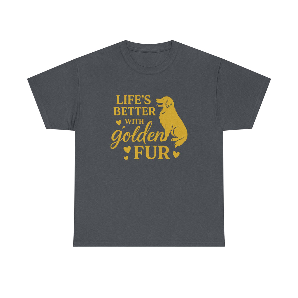 Golden Love – Golden Retriever Silhouette T-Shirt