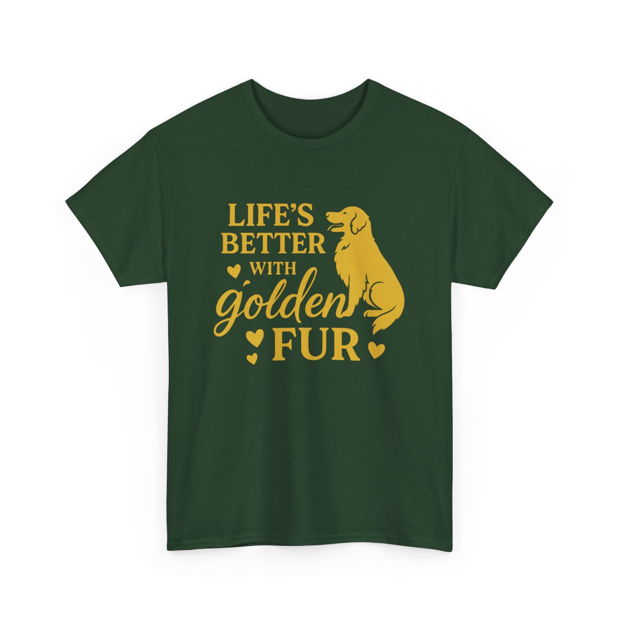 Golden Love – Golden Retriever Silhouette T-Shirt