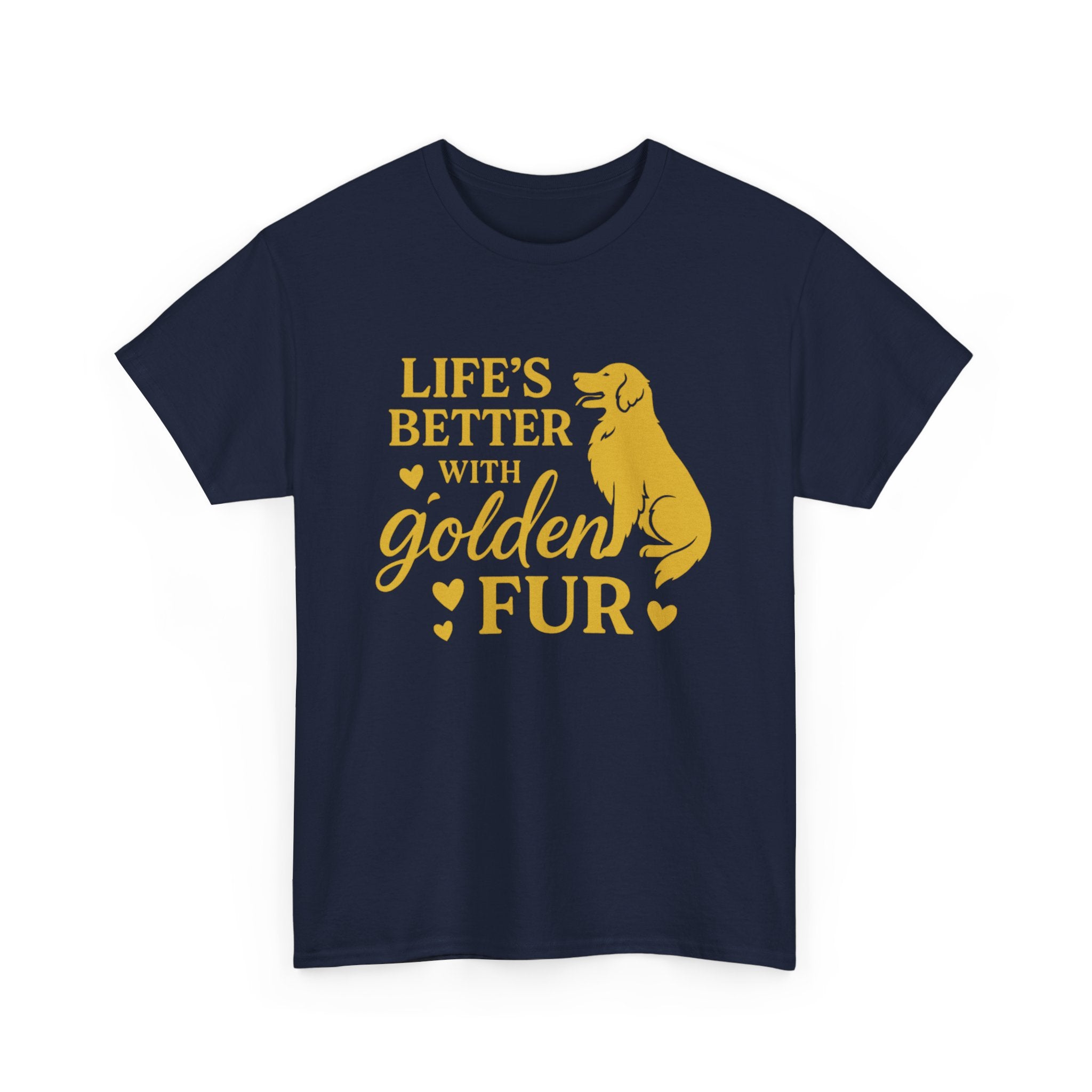Golden Love – Golden Retriever Silhouette T-Shirt